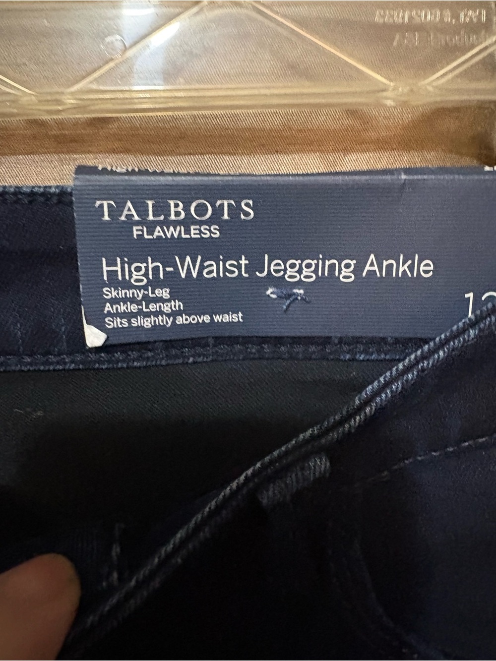 Talbots Navy High-Rise Jeggings Ankle-Length #1932 - Picture 5 of 7